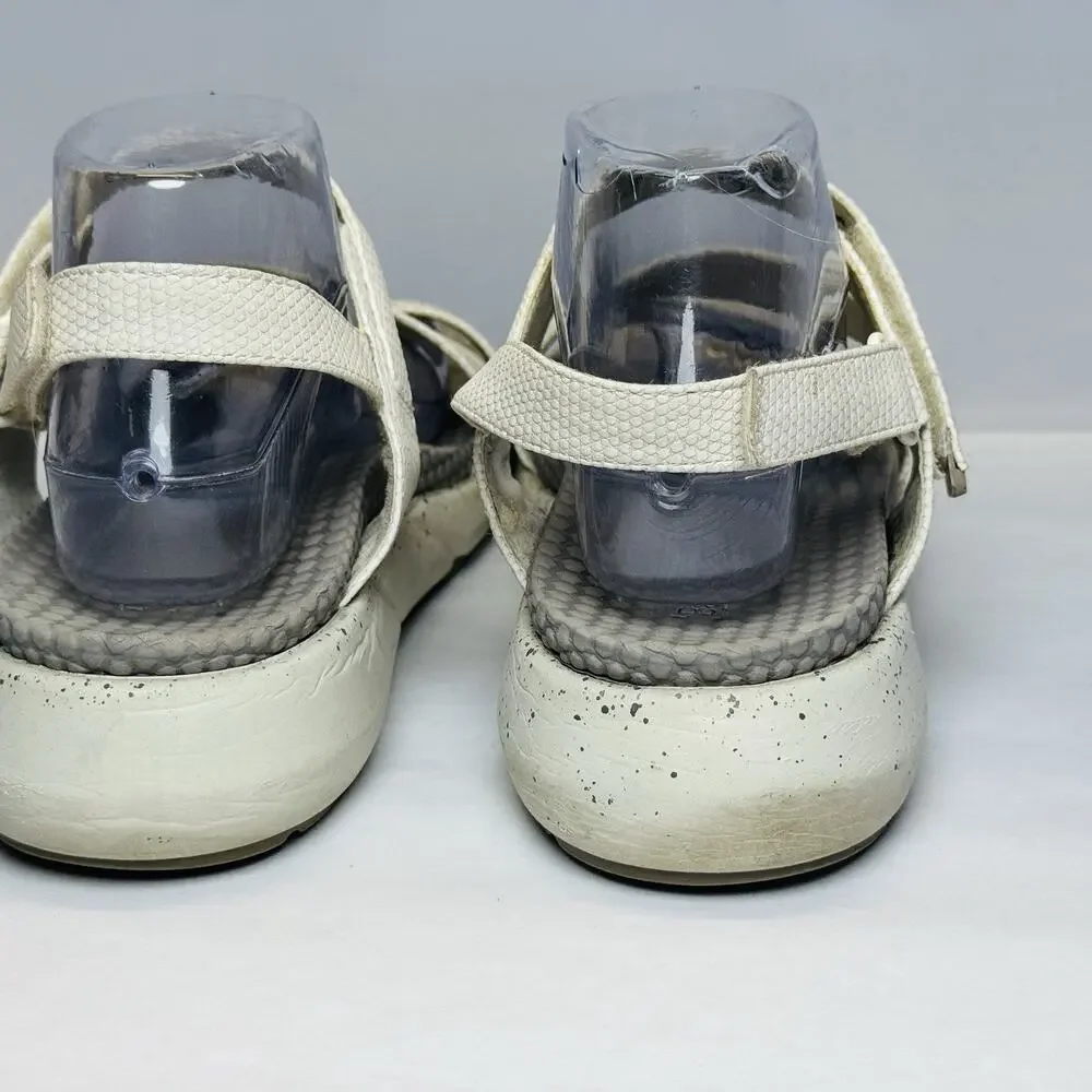 Baretraps Glena Sandals Women's Size 9.5 M White‎ Adjustable Ankle Strap Comfort